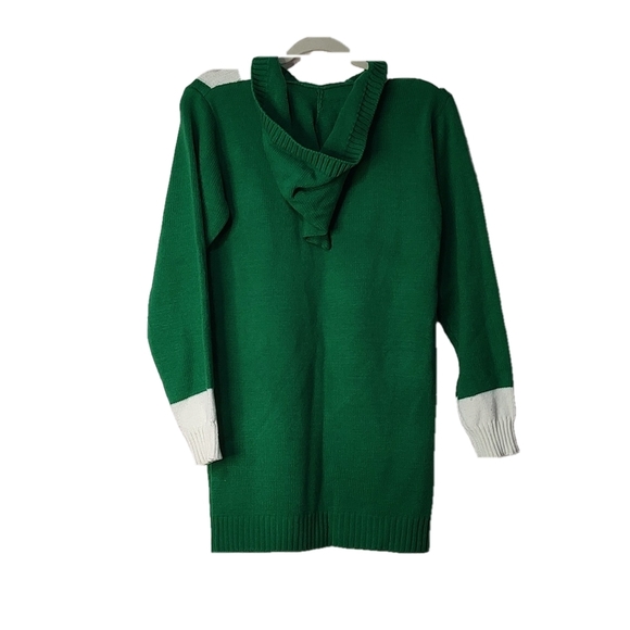 Elf Theme Christmas Dress with Hoodie Size M - Picture 2 of 3